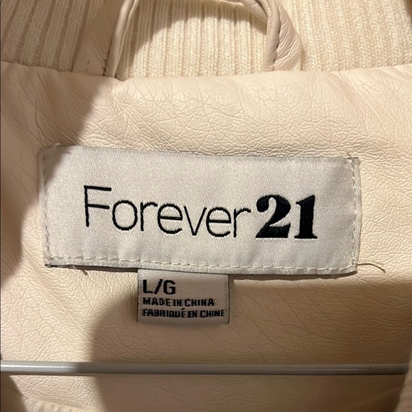 Forever 21 Cream Jacket - Picture 2 of 3